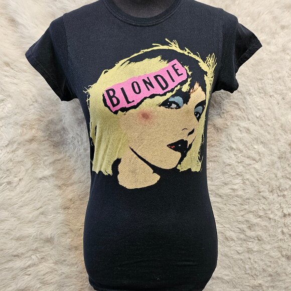 Ladies Blondie Debbie Harry Women's Punk Rock Official Tee T-Shirt M - Picture 1 of 8